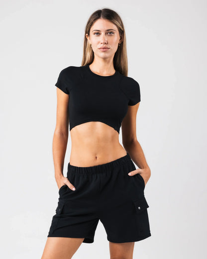 Angled Crop Tee